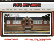 Tablet Screenshot of fyffeschool.com